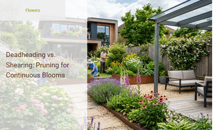 Deadheading vs. Shearing: Pruning for Continuous Blooms Image