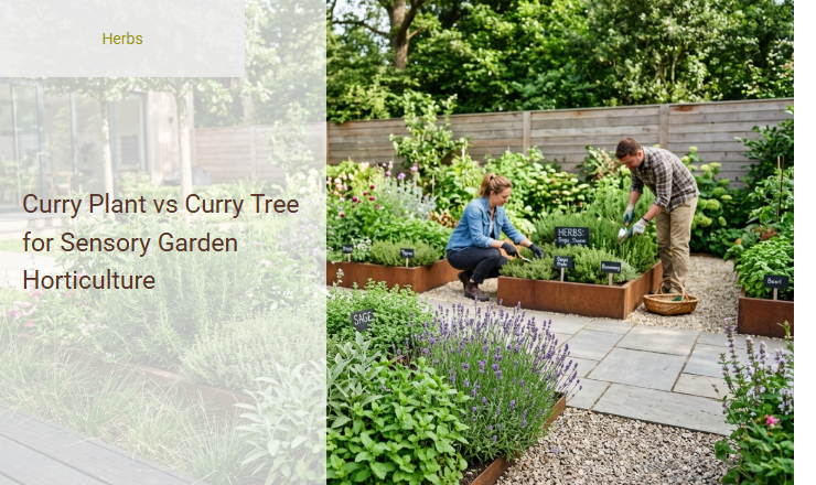 Curry Plant vs Curry Tree for Sensory Garden Horticulture Image