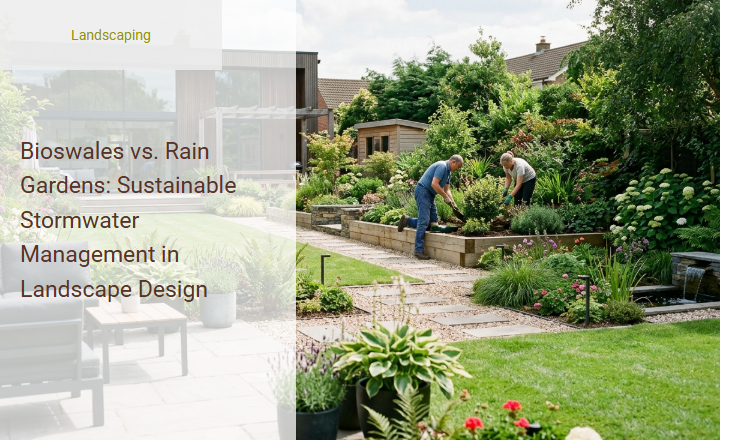 Bioswales vs. Rain Gardens: Sustainable Stormwater Management in Landscape Design Image