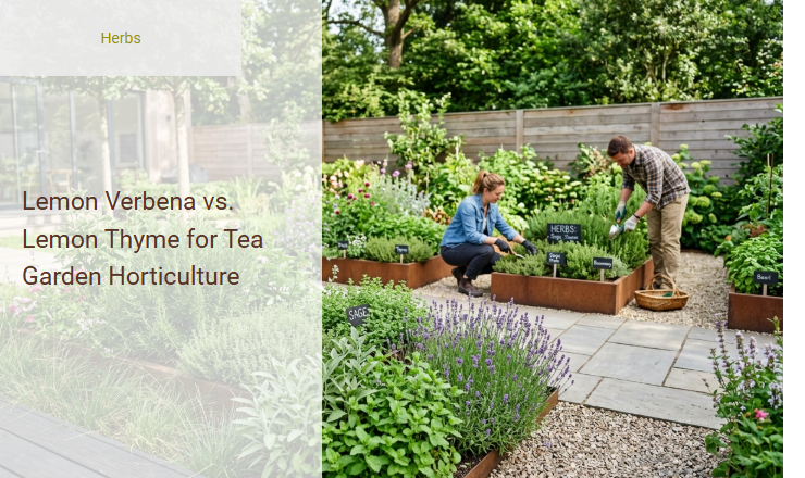 Lemon Verbena vs. Lemon Thyme for Tea Garden Horticulture Image