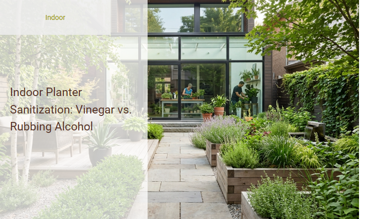 Indoor Planter Sanitization: Vinegar vs. Rubbing Alcohol Image
