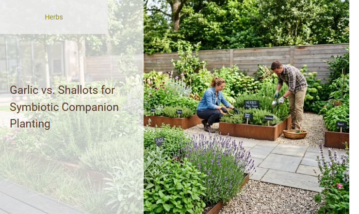 Garlic vs. Shallots for Symbiotic Companion Planting Image
