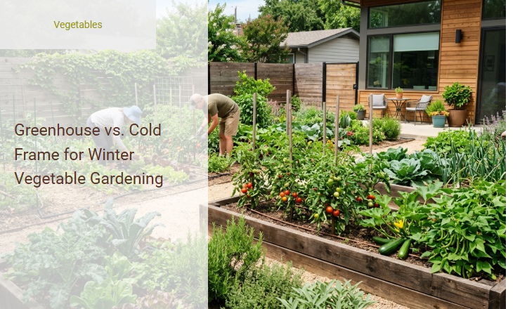 Greenhouse vs. Cold Frame for Winter Vegetable Gardening Image