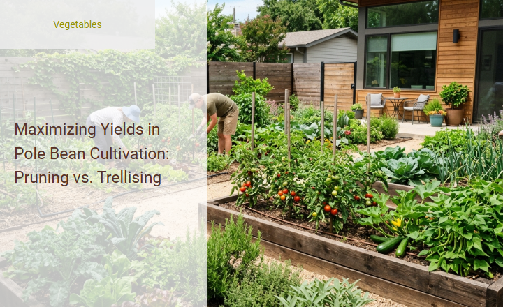 Maximizing Yields in Pole Bean Cultivation: Pruning vs. Trellising Image