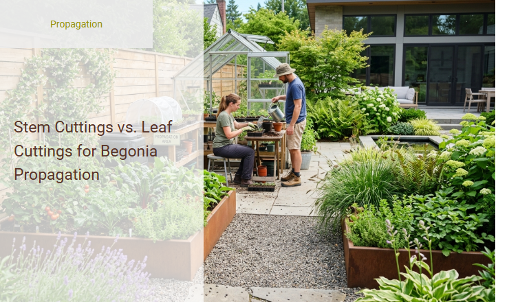 Stem Cuttings vs. Leaf Cuttings for Begonia Propagation Image