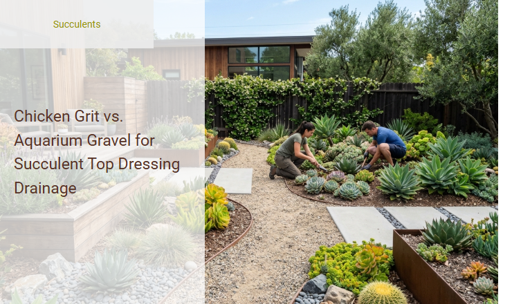 Chicken Grit vs. Aquarium Gravel for Succulent Top Dressing Drainage Image