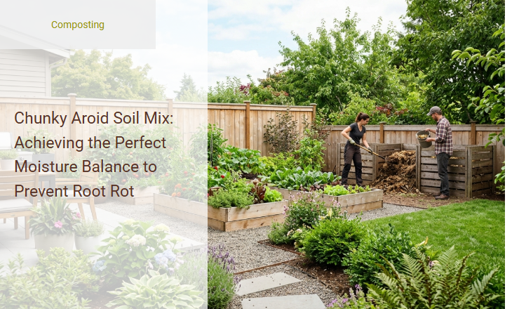 Chunky Aroid Soil Mix: Achieving the Perfect Moisture Balance to Prevent Root Rot Image