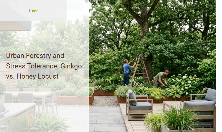 Urban Forestry and Stress Tolerance: Ginkgo vs. Honey Locust Image