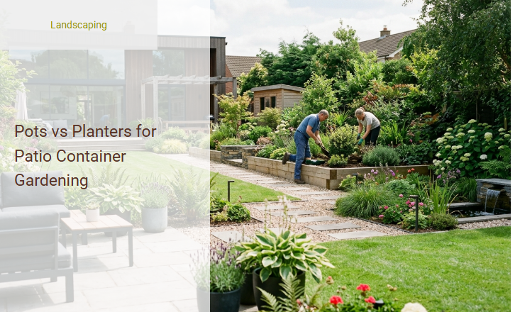 Pots vs Planters for Patio Container Gardening Image