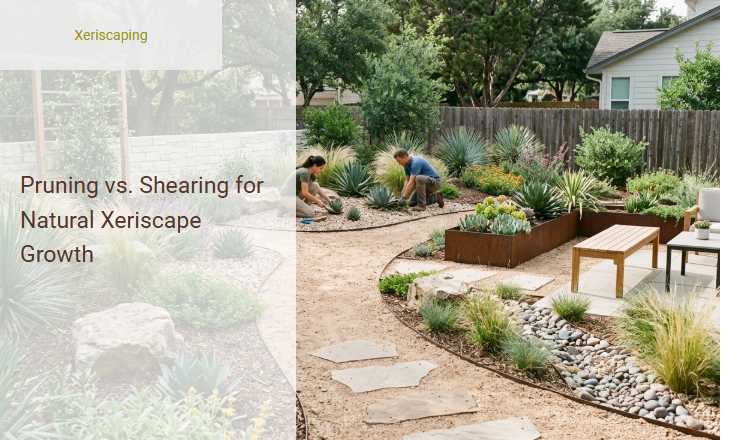 Pruning vs. Shearing for Natural Xeriscape Growth Image