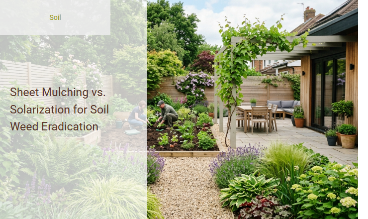 Sheet Mulching vs. Solarization for Soil Weed Eradication Image