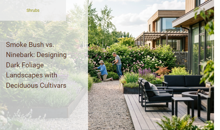 Smoke Bush vs. Ninebark: Designing Dark Foliage Landscapes with Deciduous Cultivars Image